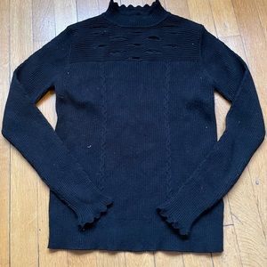 Esqualo Black Turtleneck
